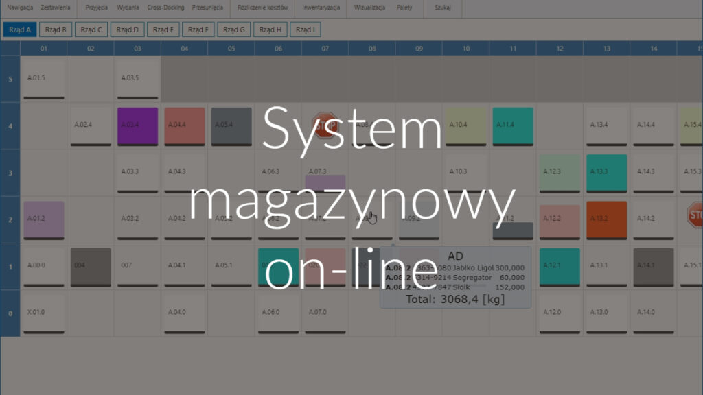 System magazynowy on-line