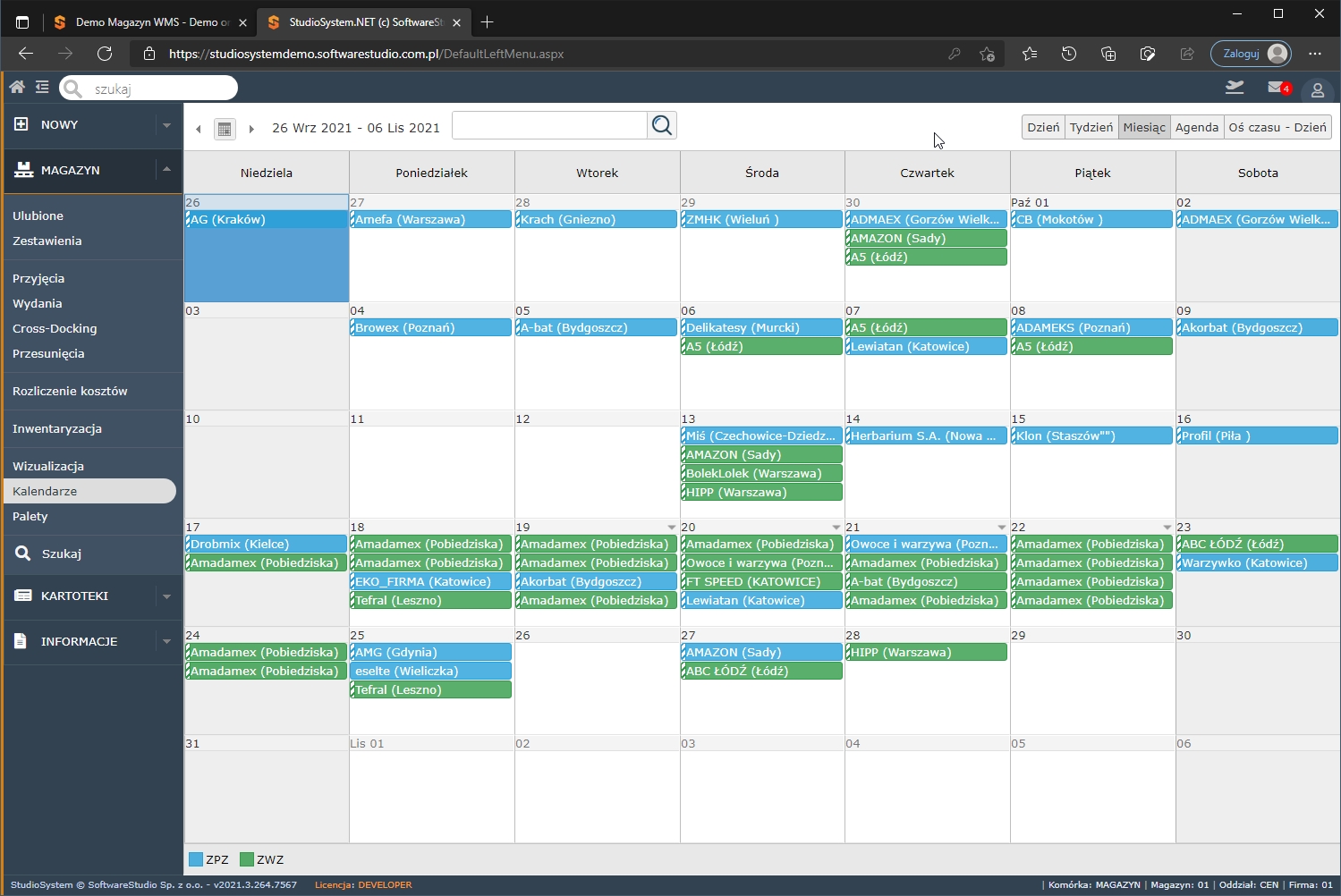 System do zarządzania magazynem